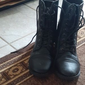 Black Combat Boots